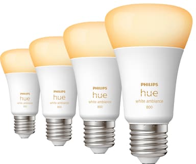 Billede af Philips Hue WA 6W A60 E27 (4-pak)