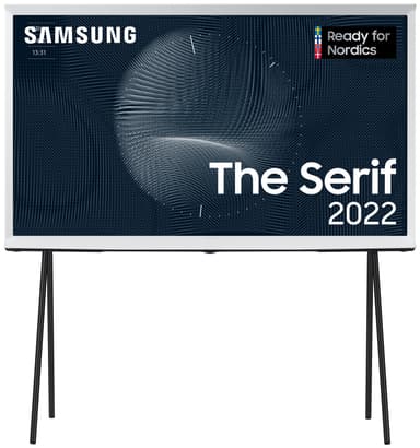 Samsung 55'' The Serif 4K QLED TV (2022, Cloud White)