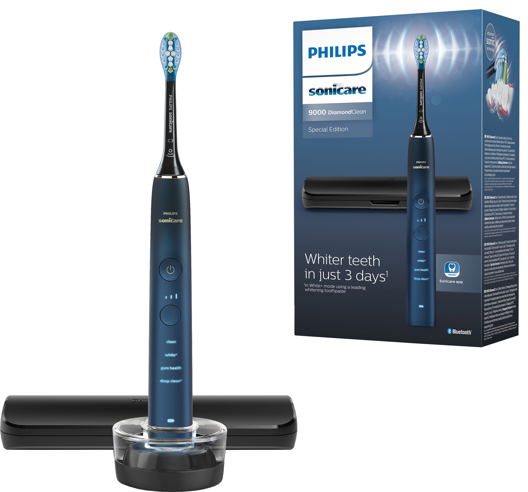 5: Philips Sonicare DiamondClean 9000 elektrisk tandbørste HX991188 (blå)