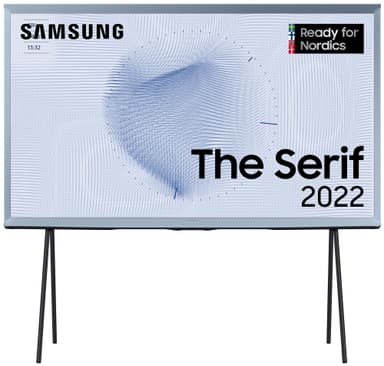 Samsung 65   The Serif 4K QLED TV (2022, Cotton Blue)