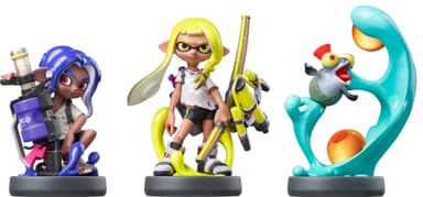 Nintendo Amiibo-figurer - Splatoon 3 - Octoling, Inkling og Smallfry
