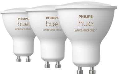 Philips Hue White and Color Ambiance 4,3W GU10 (3-pak)