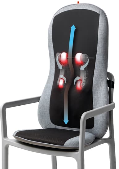 Sharper Image SmartSense Realtouch stolepude med varme P000288