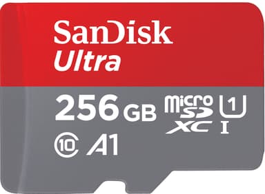 Sandisk Ultra 256GB mSDXC hukommelseskort