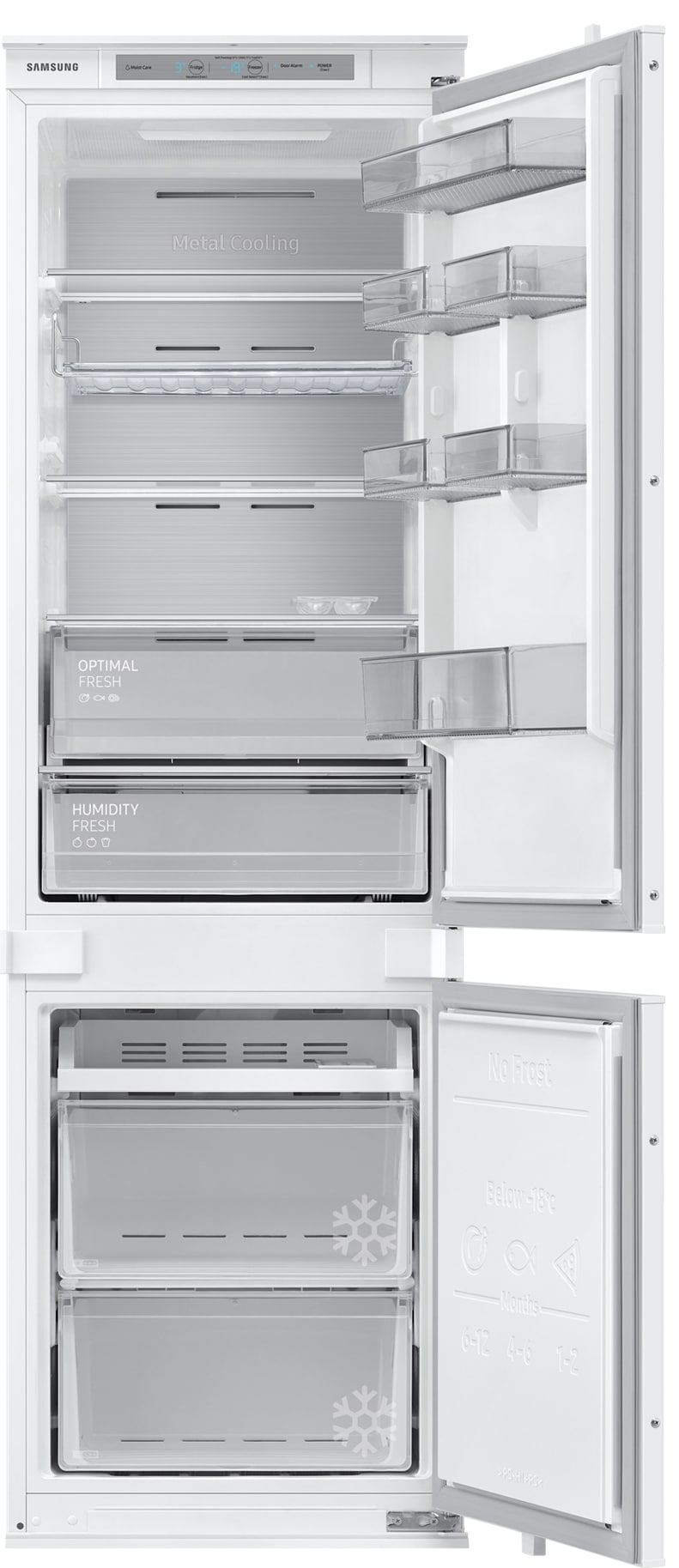 #1 på vores liste over integrerede køleskabe er Integreret køleskab