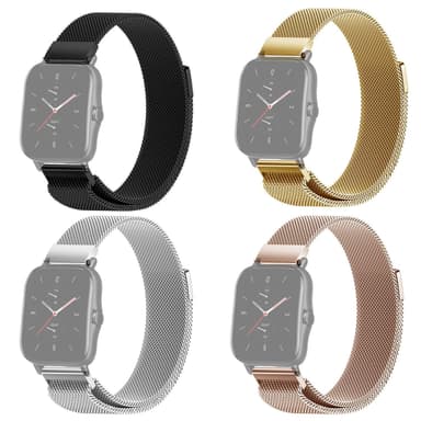 SKALO Milanese Loop til Amazfit GTS 3 - Guld