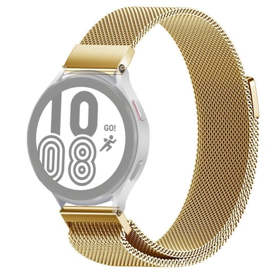 SKALO Milanese Loop til Samsung Watch 4 Classic 42mm - Guld