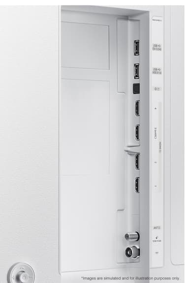 Samsung 43'' The Serif 4K QLED TV (2022, Cloud White)