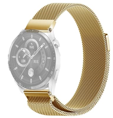 SKALO Milanese Loop til Huawei Watch GT 3 46mm - Guld