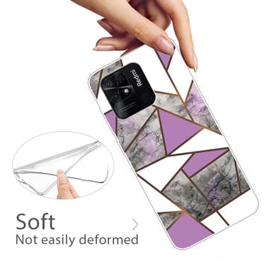 SKALO Xiaomi Redmi 10C Marmor TPU-cover - #11