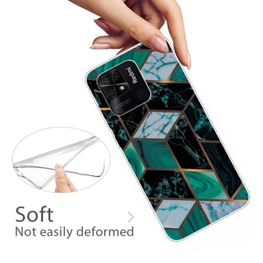 SKALO Xiaomi Redmi 10C Marmor TPU-cover - #10