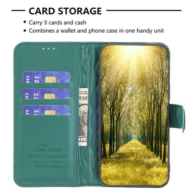 SKALO Xiaomi Redmi 10C BINFEN COLOR Quiltet Pung - Grøn