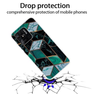 SKALO Xiaomi Redmi 10C Marmor TPU-cover - #10