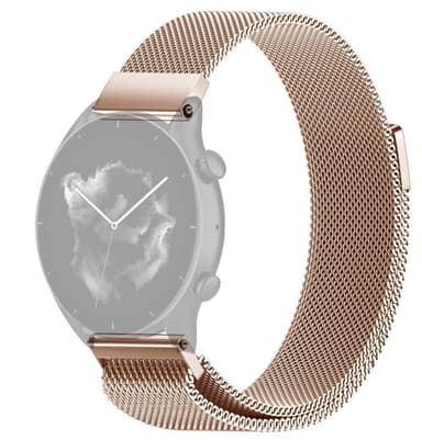SKALO Milanese Loop til Amazfit GTR 2/2e - Rosa guld