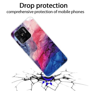 SKALO Xiaomi Redmi 10C Marmor TPU-cover - #3