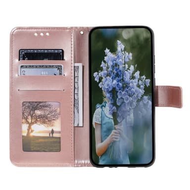 SKALO Motorola Moto G52 Mandala Flip Cover - Rosa guld