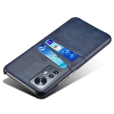 SKALO Xiaomi 12 Pro PU-læder Kortholder Cover - Blå