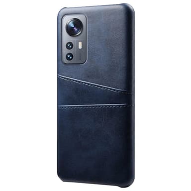 SKALO Xiaomi 12 Pro PU-læder Kortholder Cover - Blå