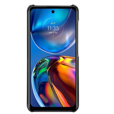 SKALO Motorola Moto E32/E32s PU-læder Kortholder Cover - Sort