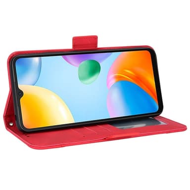 SKALO Xiaomi Redmi 10C 6-RUM Pungetaske - Rød