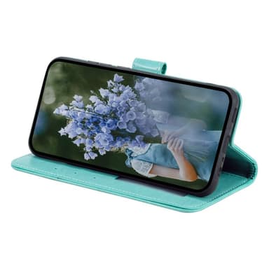 SKALO Motorola Moto E32/E32s Mandala Flip Cover - Turkis