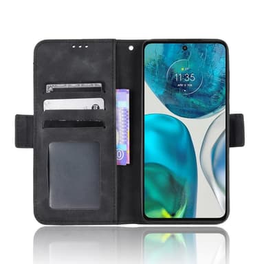 SKALO Motorola Moto G52 6-RUM Pungetaske - Sort