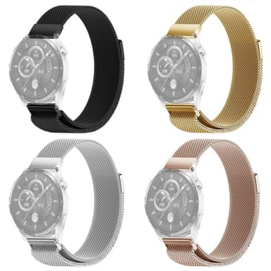 SKALO Milanese Loop til Huawei Watch 3/3 Pro - Guld