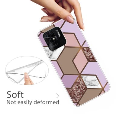 SKALO Xiaomi Redmi 10C Marmor TPU-cover - #8
