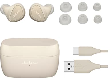Jabra Elite 5 true wireless in-ear høretelefoner (gold beige)