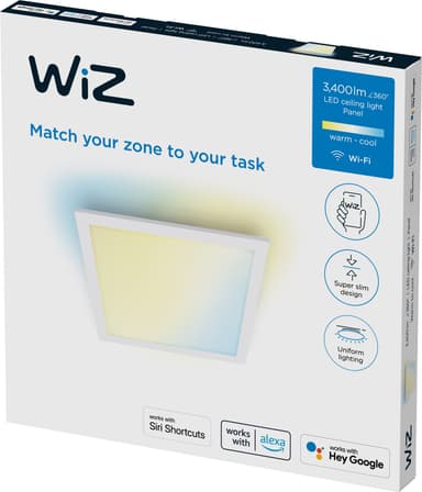 8: WiZ Loft Panel SQ36W - Hvid