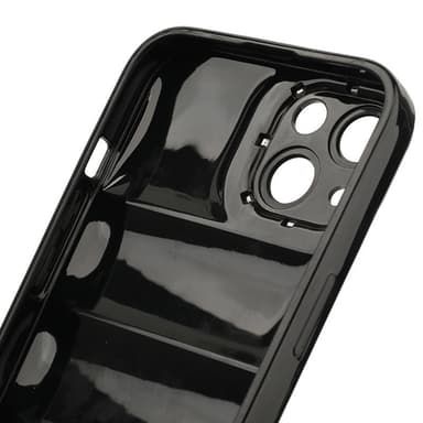 The Puffer Case til telefon Luksus dunjakke Soft Touch 3D beskyttelsescover Sort iPhone 13 Pro