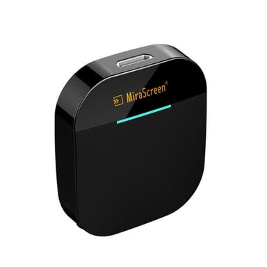 Trådløs HDMI dongle modtager 2.4G 1080P Sort