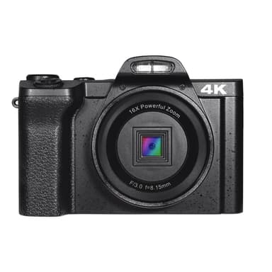 Digitalkamera 4K 48MP 16 x Zoom Sort