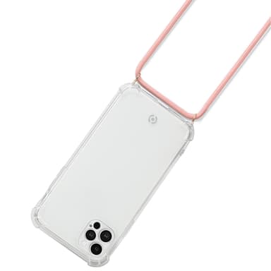 Halsrem til iPhone 13 Sort + Pink