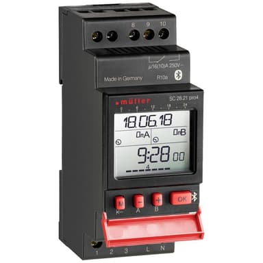 Müller SC 28.21 pro4 12V ACDC Timer til DIN-skinne