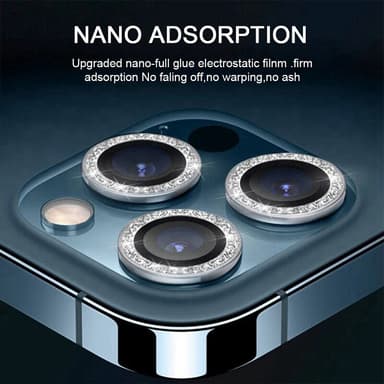 INF Kamerabeskyttelse 3-pak Sort iPhone 13 Pro/13 Pro Max