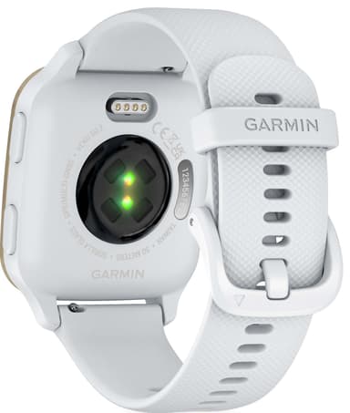 Garmin Venu Sq 2 smartwatch (White & Cream Gold)