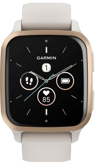 Garmin Venu Sq 2 Music smartwatch (Ivory & Gold)