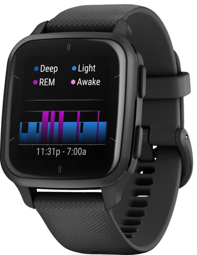 Garmin Venu Sq 2 Music smartwatch (sort)