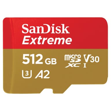SanDisk Extreme® 512GB microSDXC™ UHS-I kort