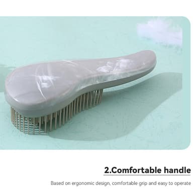 Detangling massage hår kam Gul