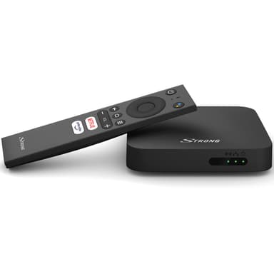 Start ide design Android 4K TV-box Chromecast Svart | Elgiganten