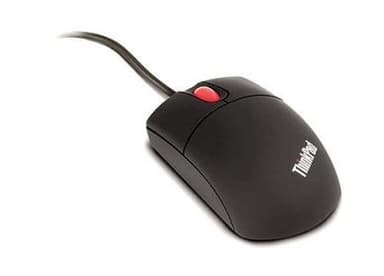 Lenovo ThinkPad Travel Mouse, Optisk, USB Type-A+PS/2, 800 dpi, Sort
