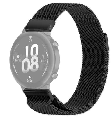 SKALO Milanese Loop til Huawei Watch GT2 PRO - Sort