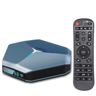 Jeg vasker mit tøj transportabel sydvest A95X F4 Android 10.0 TV Box WiFi Sølv 2 + 16 GB | Elgiganten