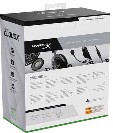 HyperX CloudX gaming headset