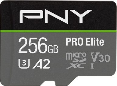 PNY PRO Elite microSD Flash Memory Card Class 10 UHSI, U3, A2, V30