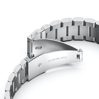 SKALO Link armbånd til Huawei Watch GT Runner - Sølv
