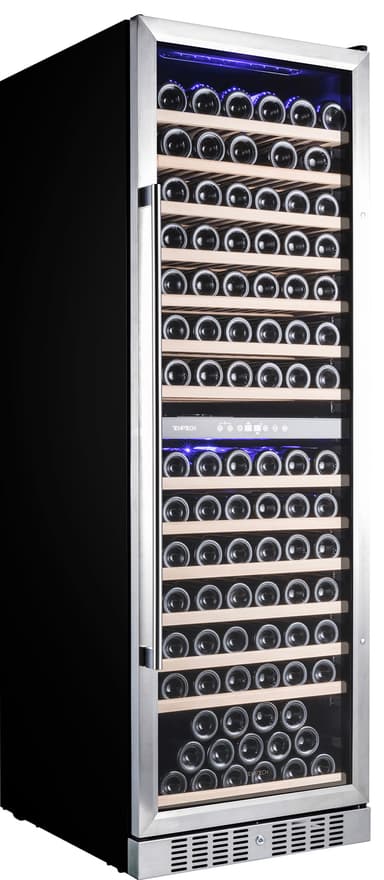 Temptech Premium vinkøleskab WP180DCS (rustfri stål)