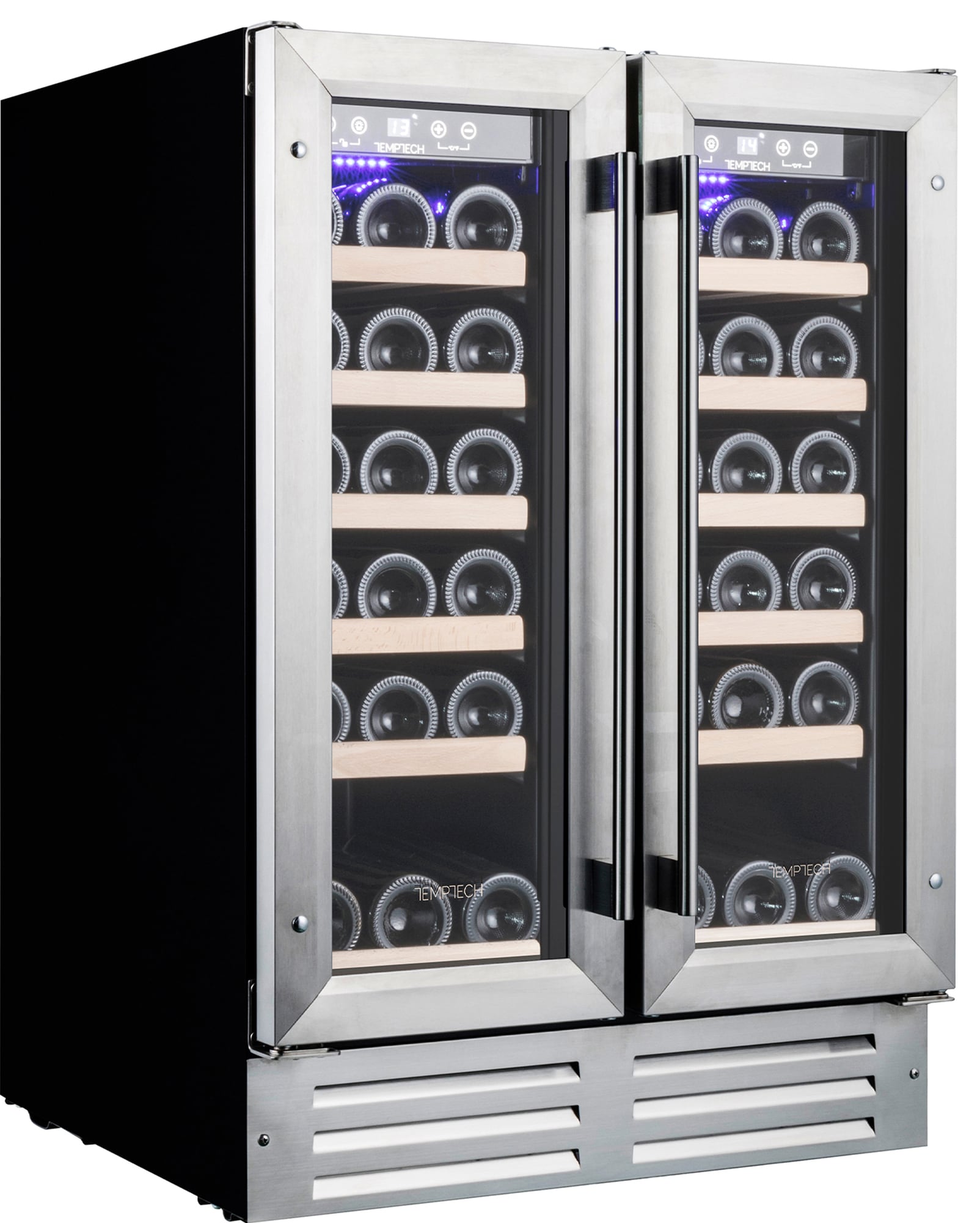 Temptech Premium vinkøleskab WP2DQ60DCS (rustfri stål) thumbnail